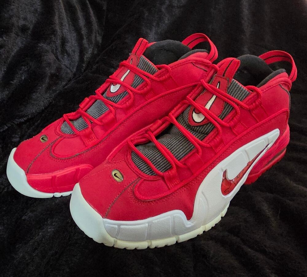 Nike Air Max Penny 1 University Red Mens 11.5 685153-600 2014 Retro